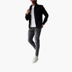 David Button-Front Shirt Jacket