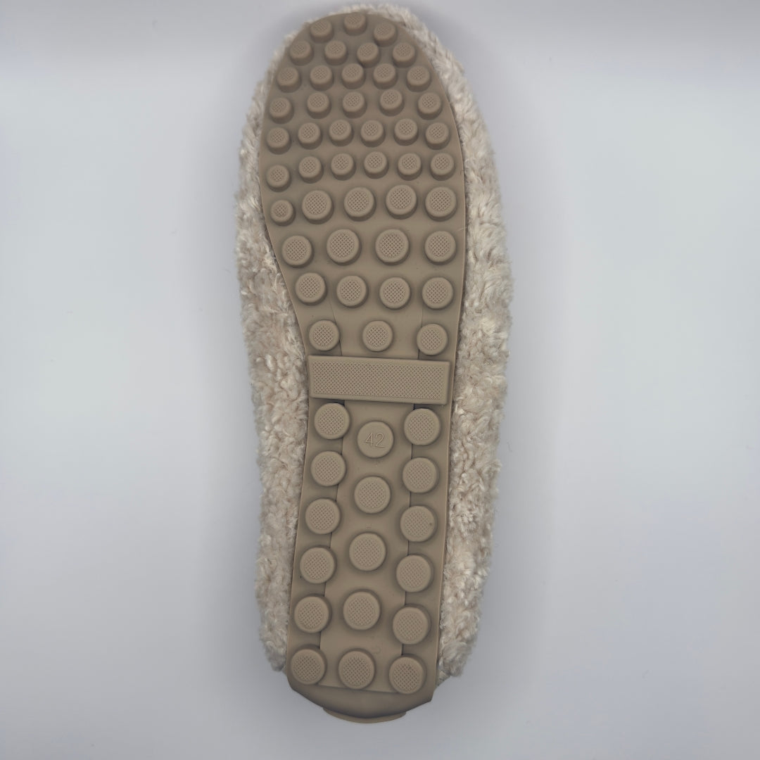 Teddy Loafers Women, Soft and Warm Lined