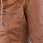 Faux Leather Jacket Women, Soft and Warm