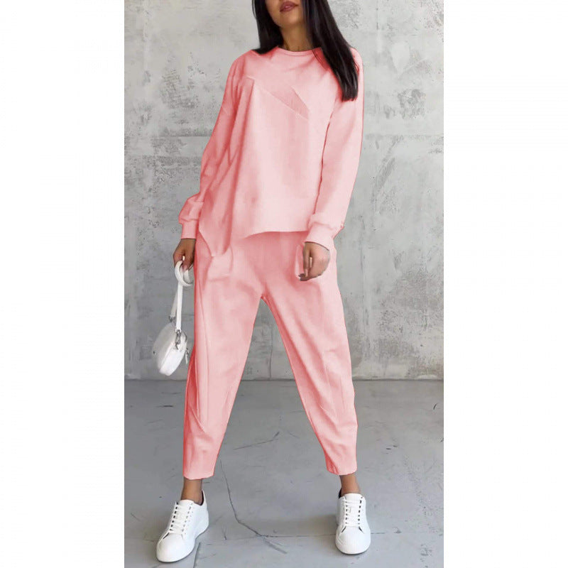 Women's Two-Piece Set, Casual Top and Pants