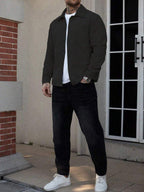 Men's Corduroy Shirt Jacket, Overshirt with Chest Pockets