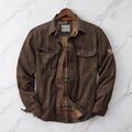 Men's Waxed Cotton Jacket Regular Fit Outdoor