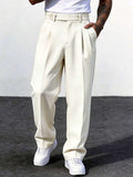 Men's Lined Dress Pants, Straight and Relaxed Fit