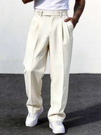 Men's Lined Dress Pants, Straight and Relaxed Fit
