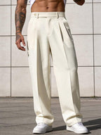 Men's Lined Dress Pants, Straight and Relaxed Fit