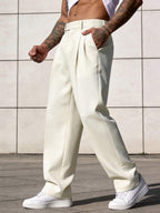 Men's Lined Dress Pants, Straight and Relaxed Fit