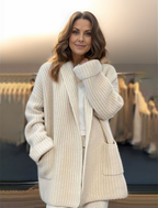 Women's Taupe Cardigan, Soft and Casual