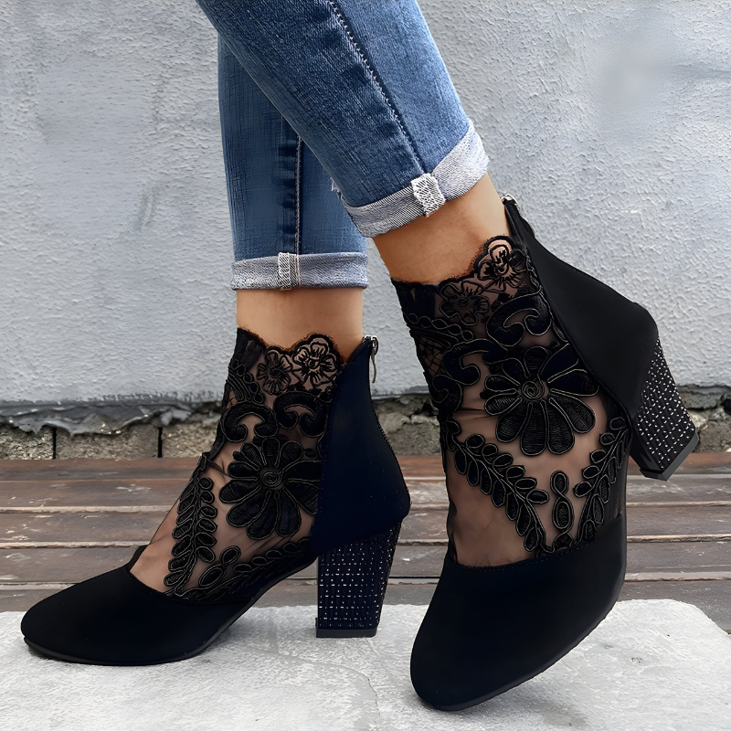 NORA Elegant Lace High Heels