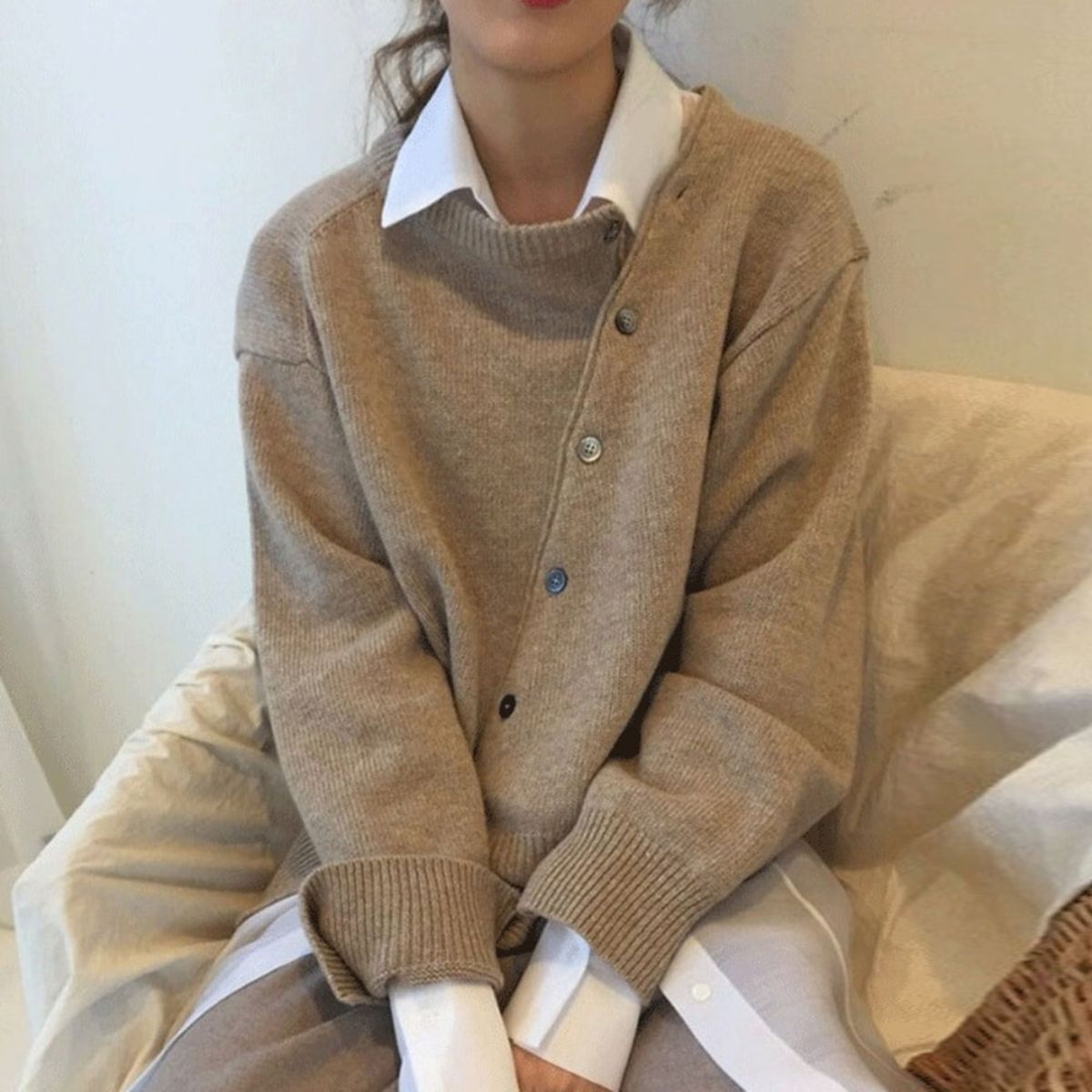 Ashley Button Sweater
