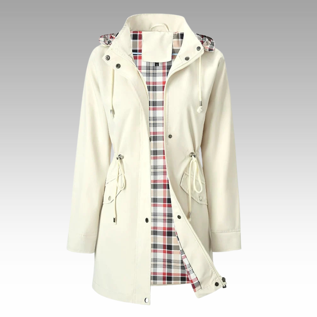 Women's Black Trench Coat, Classic and Lightweight