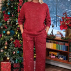 Elise | Women's Sparkle Holiday Two-Piece Set