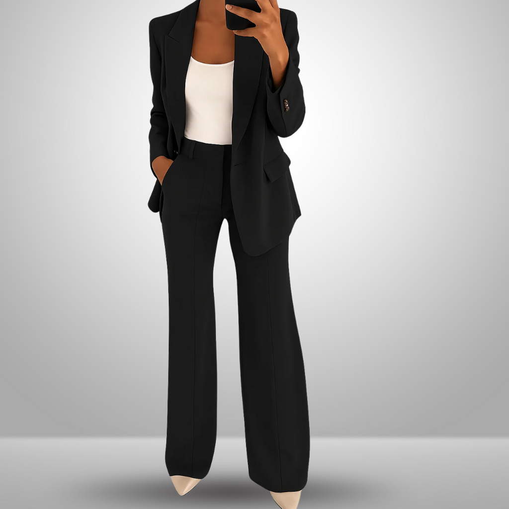 Emma | Elegant Two-Piece Suit Set - Timeless Style