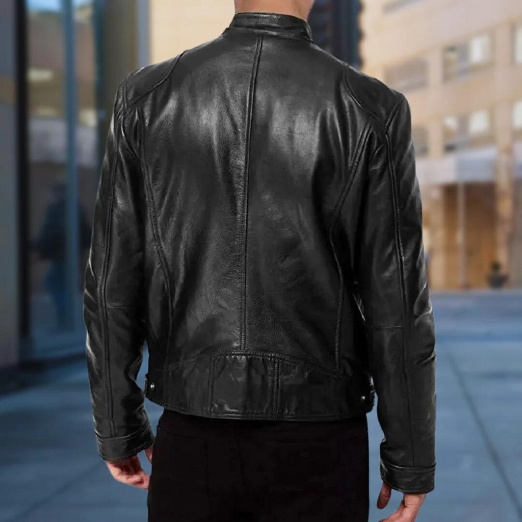 Vegan Leather Jacket Men