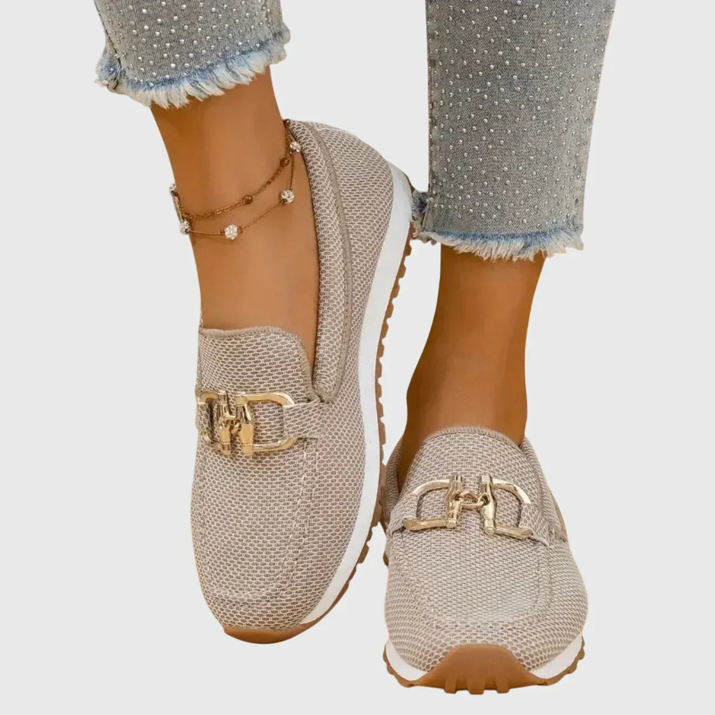 CHIARA Comfort Moccasins for Women – Gray