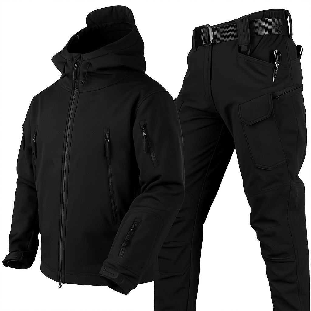 Men's Outdoor Set Water Repellent Fleece Lined