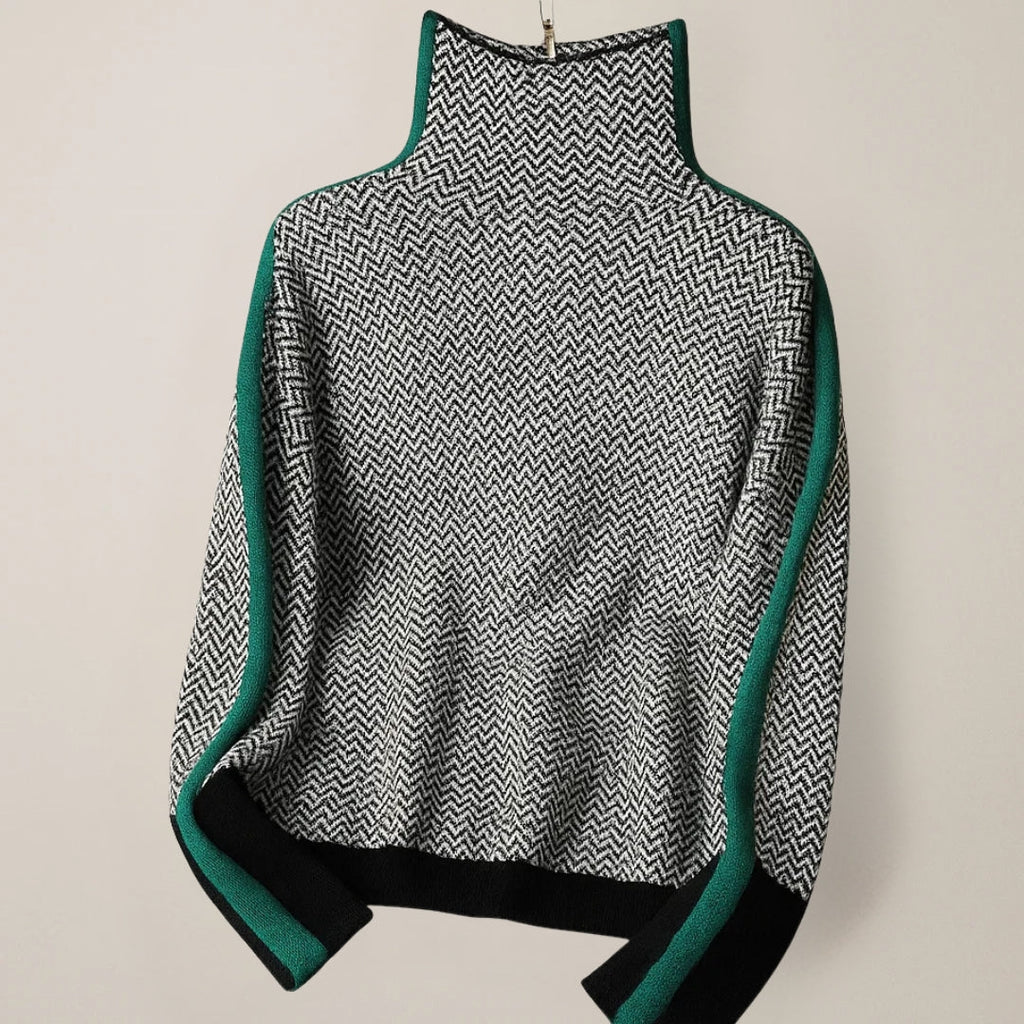 High-Neck Sweater Women, Modern and Comfortable