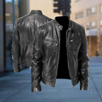 Vegan Leather Jacket Men