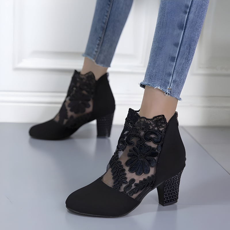 NORA Elegant Lace High Heels