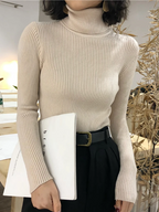 Women's Slim-Fit Turtleneck Sweater