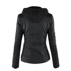 Faux Leather Jacket Women, Soft and Warm