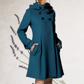 Women's Navy Trench Coat, Elegant and Understated