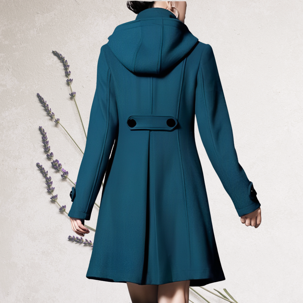 Women's Navy Trench Coat, Elegant and Understated