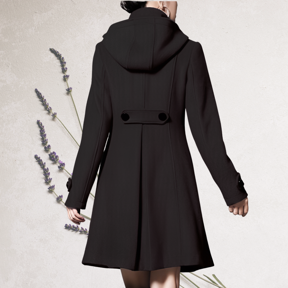 Women's Navy Trench Coat, Elegant and Understated