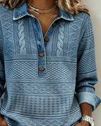 Women's Cable-Knit Cardigan with Buttons