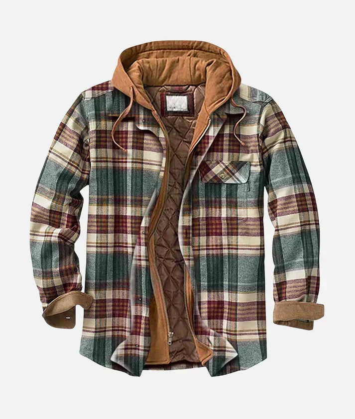 Plaid Jacket Men, Patchwork Style