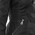 Faux Leather Jacket Women, Soft and Warm