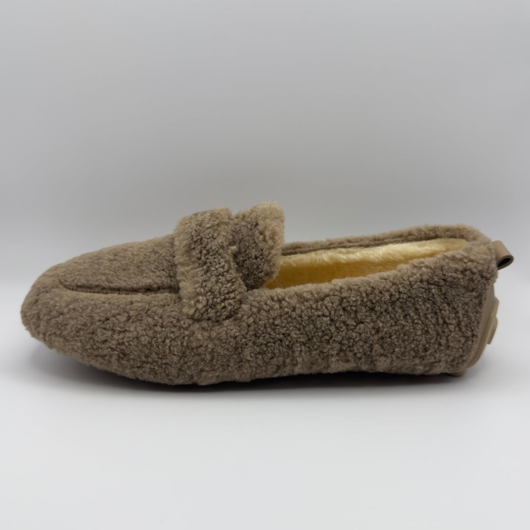 Teddy Loafers Women, Soft and Warm Lined