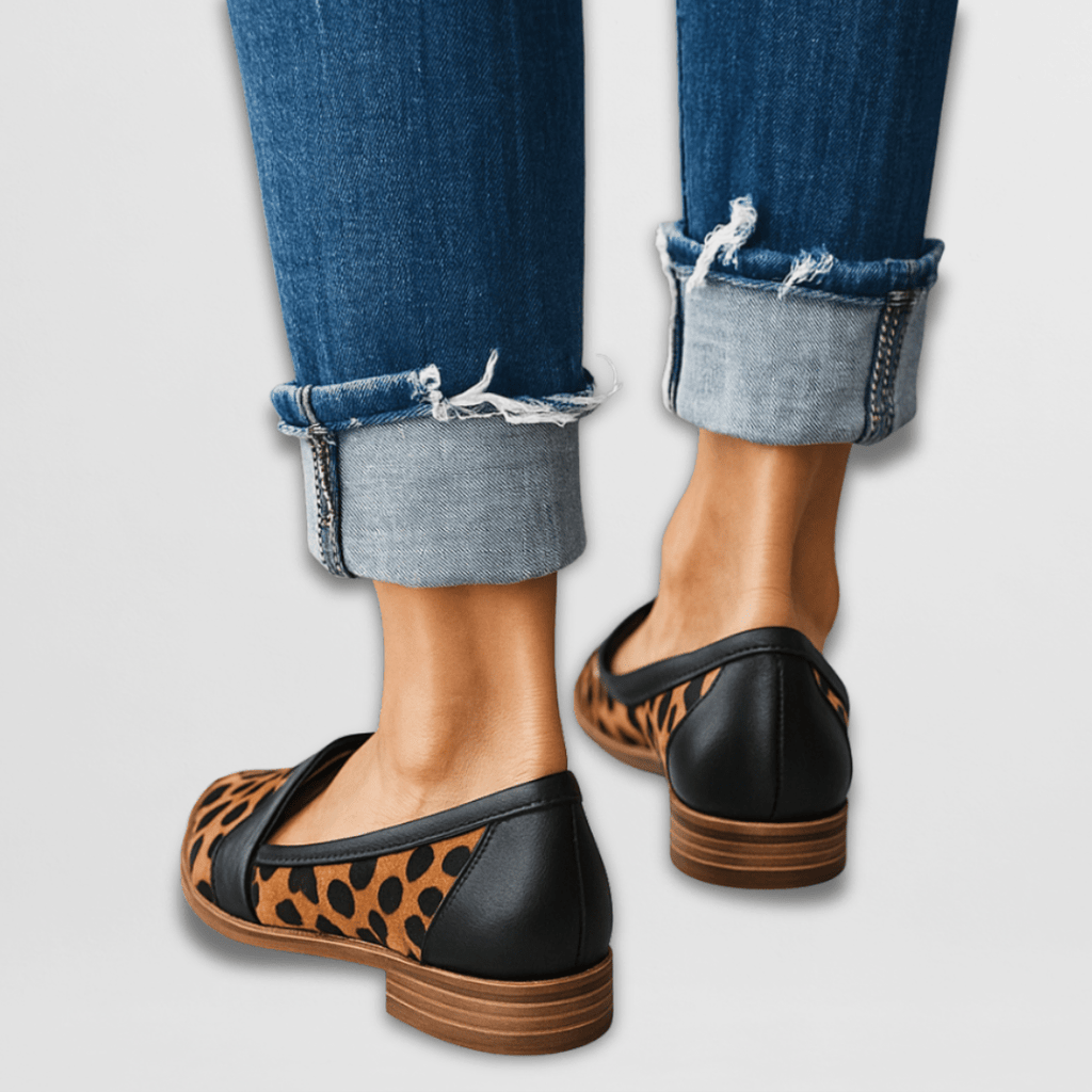 Helen Soft Black Orthopedic Loafers for Women