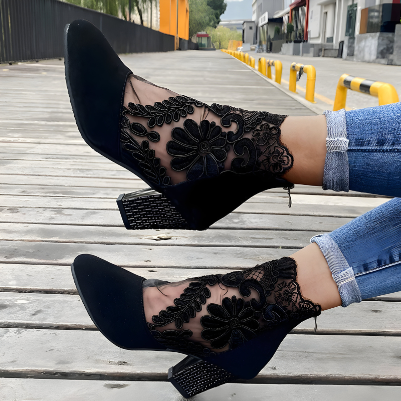 NORA Elegant Lace High Heels