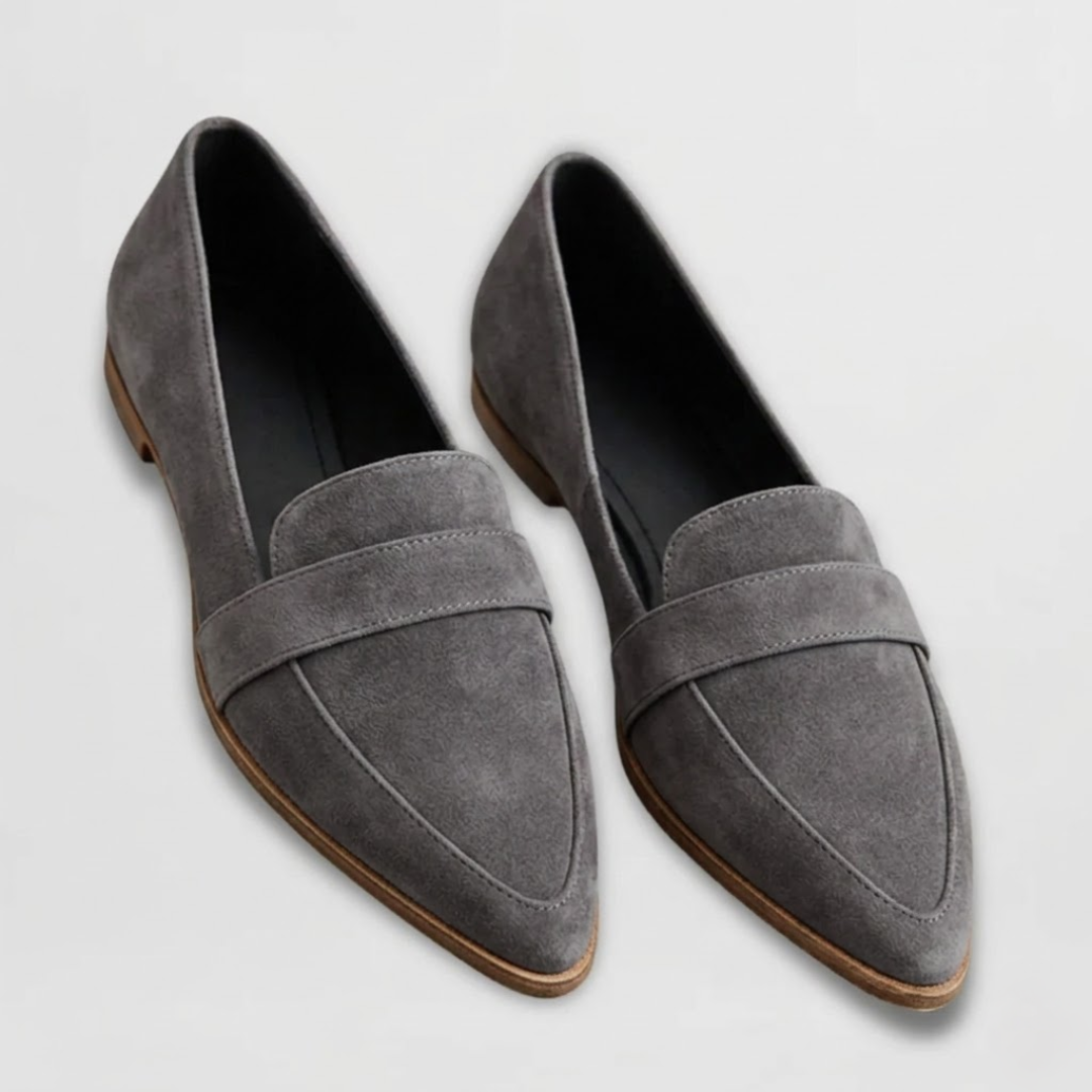 Helen Soft Black Orthopedic Loafers for Women