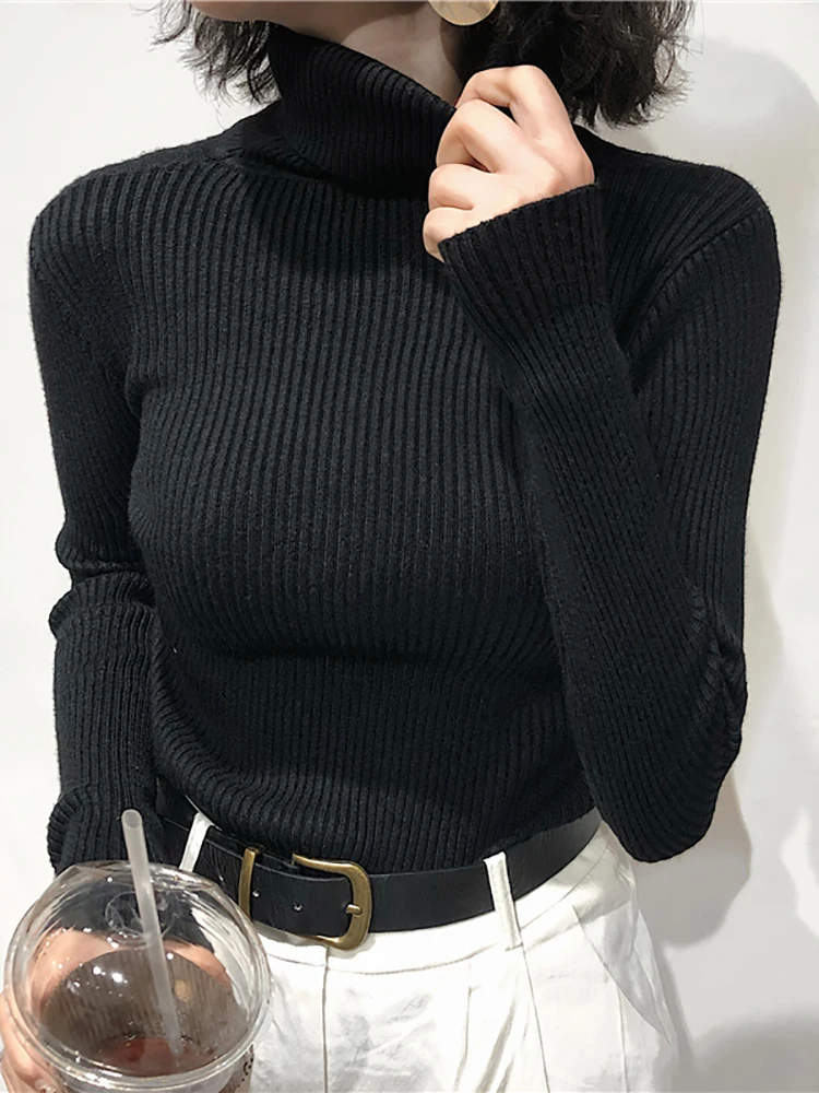 Women's Slim-Fit Turtleneck Sweater