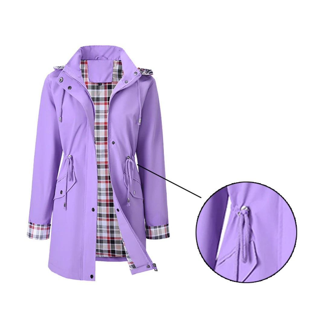 Women's Black Trench Coat, Classic and Lightweight