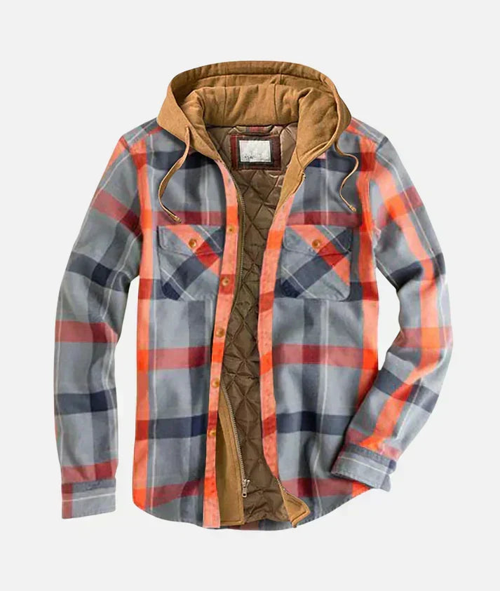 Plaid Jacket Men, Patchwork Style