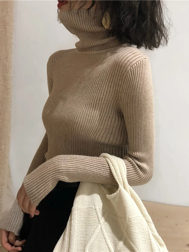 Women's Slim-Fit Turtleneck Sweater
