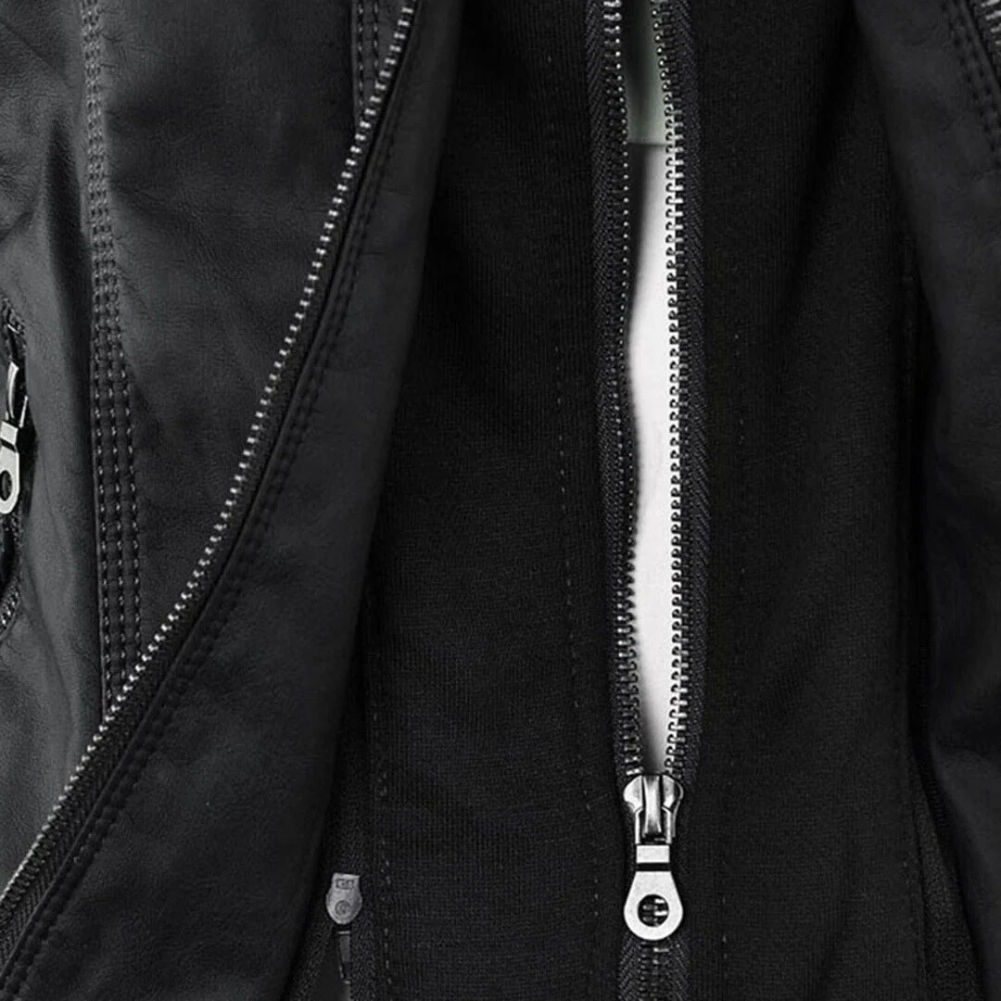 Faux Leather Jacket Women, Soft and Warm
