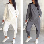 Women's Two-Piece Set, Casual Top and Pants