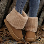 Winter Boots Women Platform Fur Lined