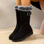 Winter Boots Women Fur Lined Warm