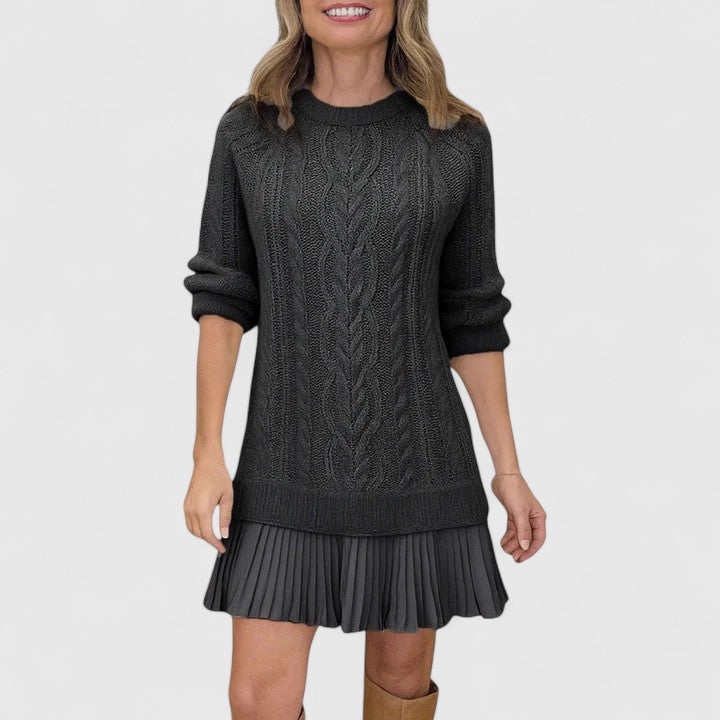 Sweater Dress Women Long Sleeve Knit