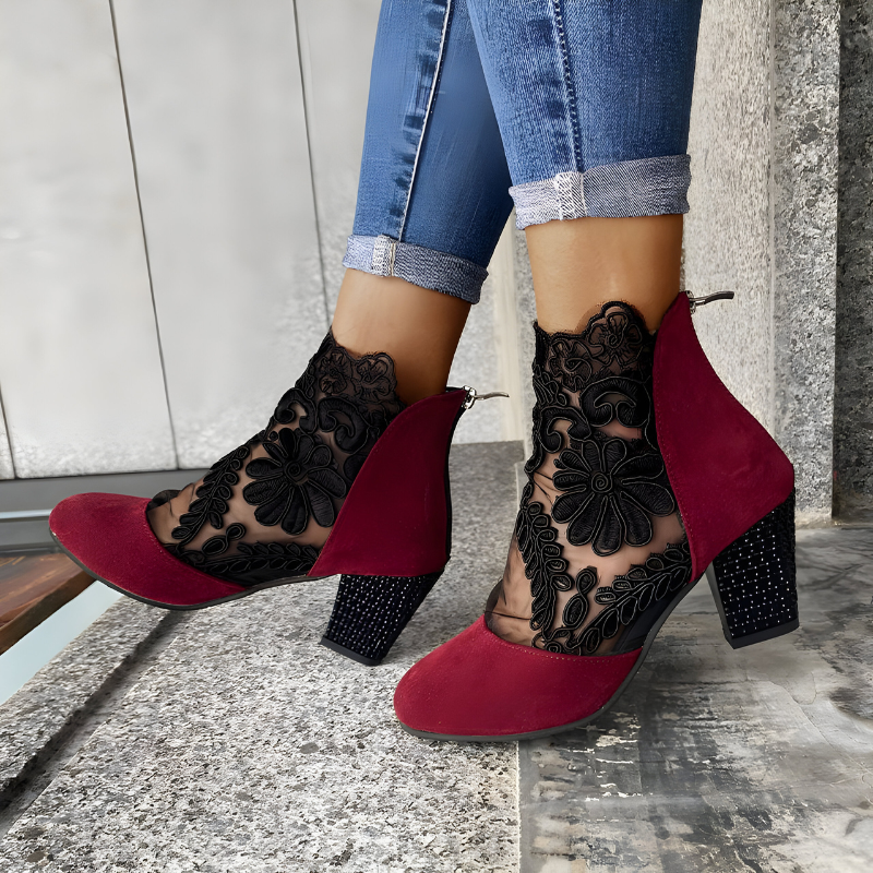 NORA Elegant Lace High Heels