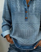 Women's Cable-Knit Cardigan with Buttons
