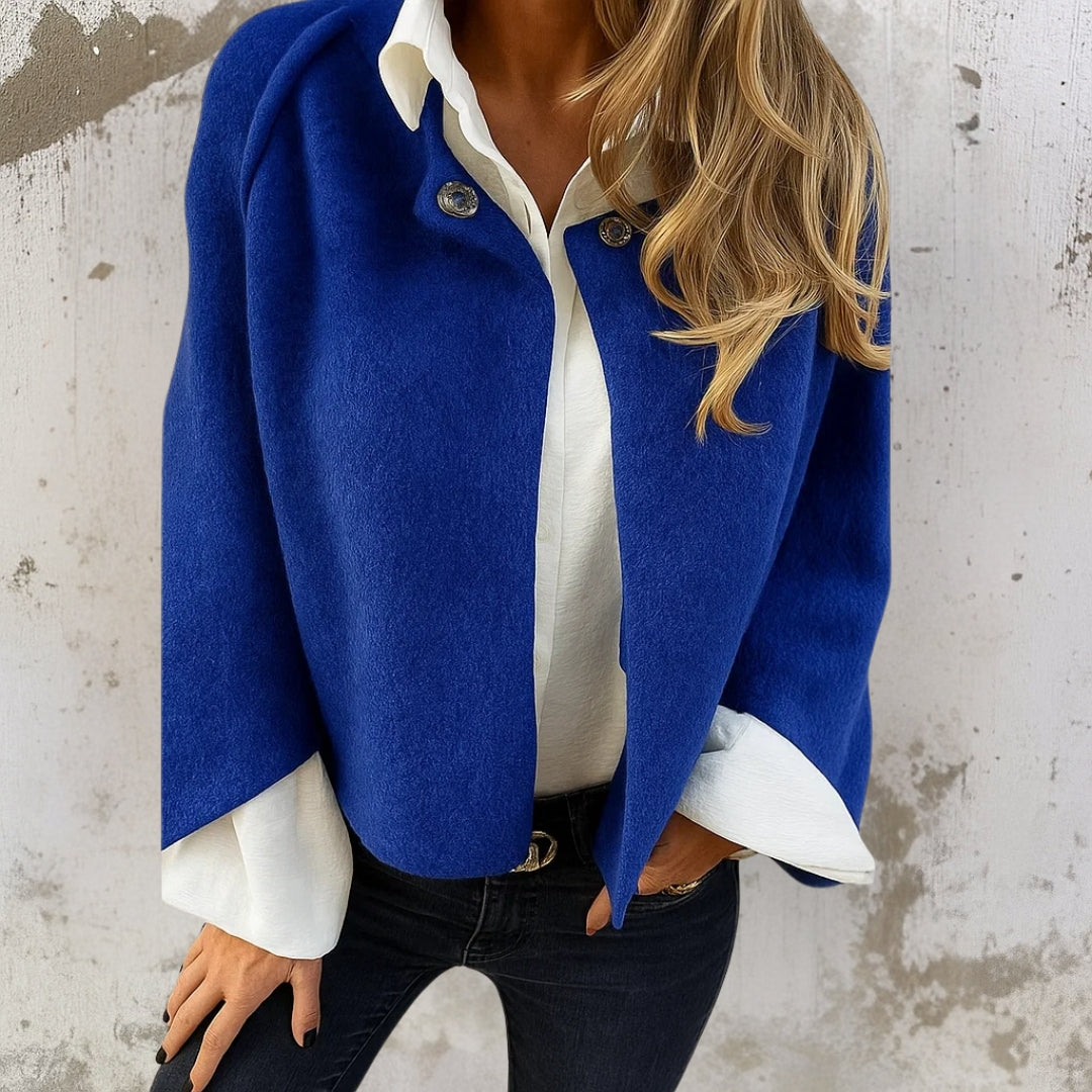 Faux Cashmere Jacket Women, Short and Elegant