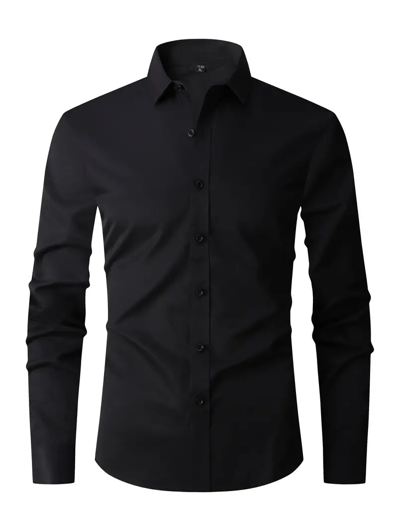 Men's Slim-Fit Button-Up Shirt, Classic
