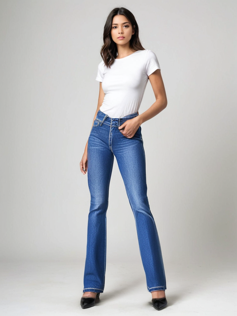 Daisy | High-Rise Flare Jeans