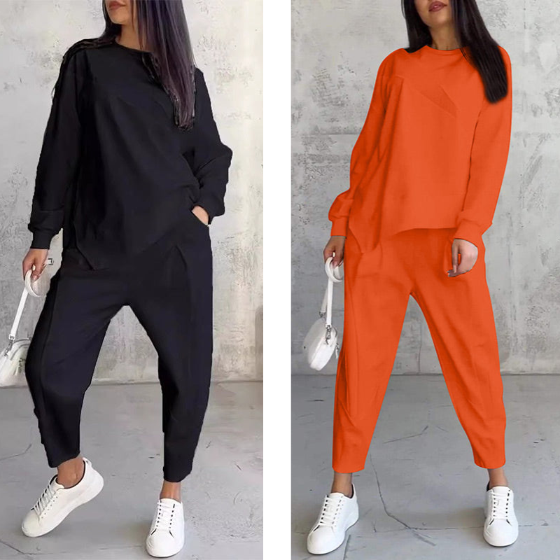 Women's Two-Piece Set, Casual Top and Pants