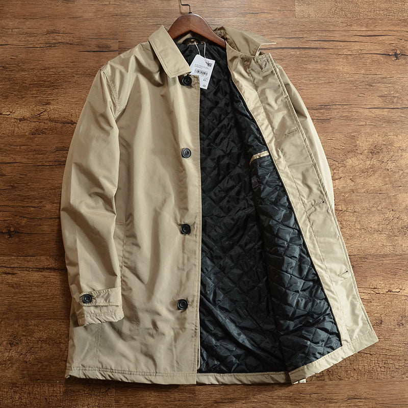 Men's Gray Coat, Stylish & Elegant